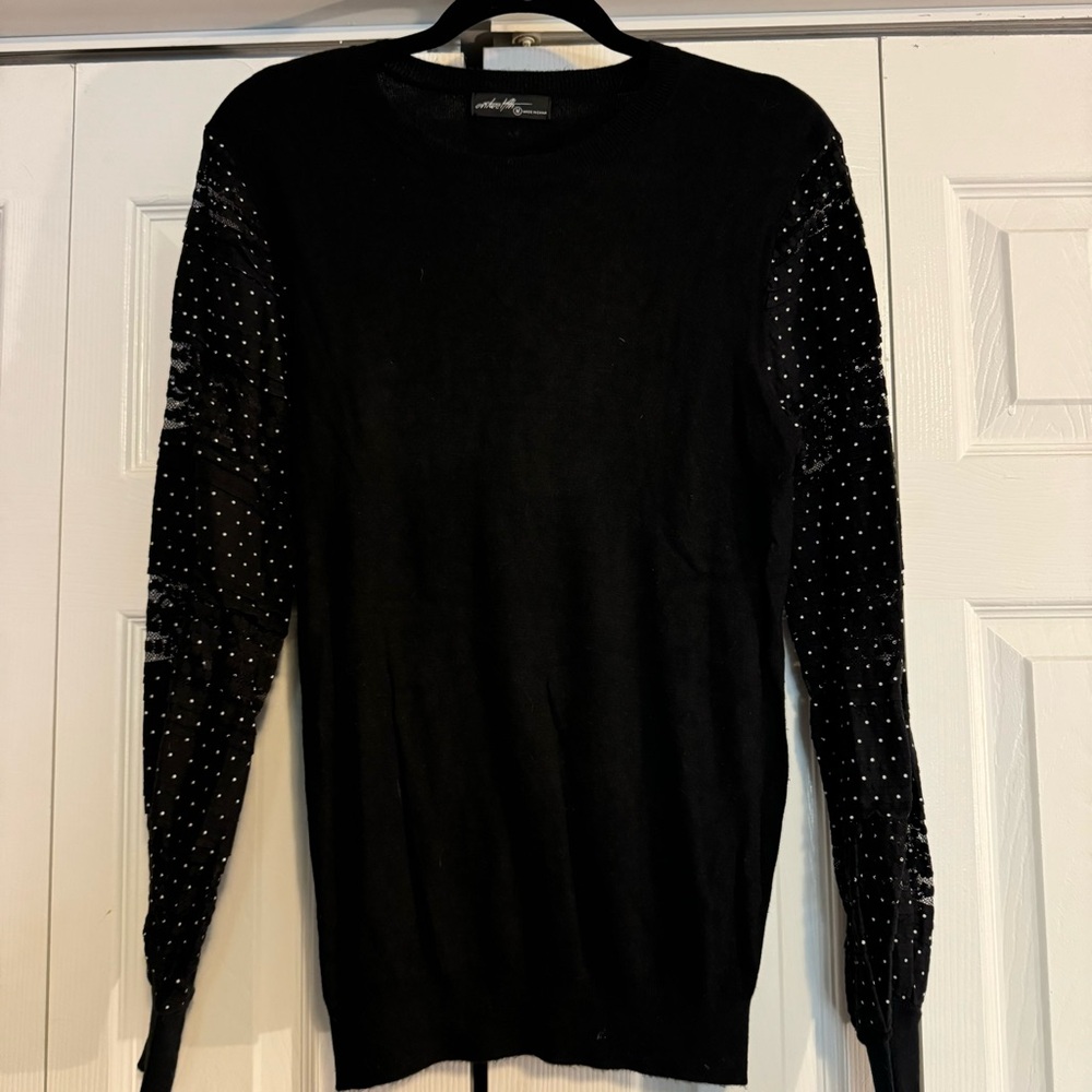 On Twelfth NWOT black sweater